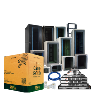 Netfox WallMount Rack Grey – 12U – netfox